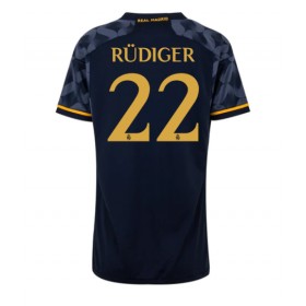 Real Madrid Antonio Rudiger #22 Borta Kläder Dam 2023-24 Kortärmad
